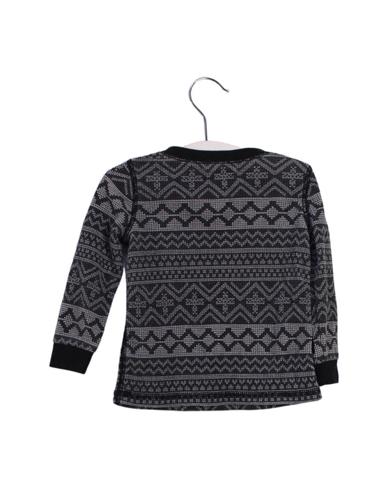 A Grey Long Sleeve Tops from Ralph Lauren in size 6-12M for girl. (Back View)