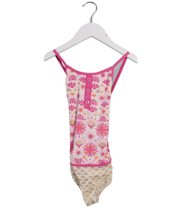 A Pink Swimsuits from Hatley in size 7Y for girl. (Front View)