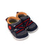A Navy Sneakers from IFME in size 18-24M for boy. (Front View)