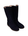 A Navy Winter Boots from Jacadi in size 5T for girl. (Front View)