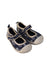 A Navy Flats from Seed in size 12-18M for girl. (Front View)