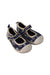 A Navy Flats from Seed in size 12-18M for girl. (Front View)