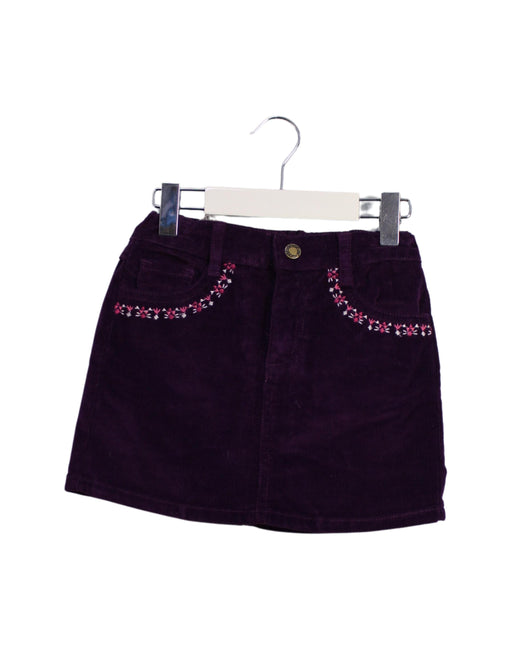 A Purple Short Skirts from La Compagnie des Petits in size 5T for girl. (Front View)
