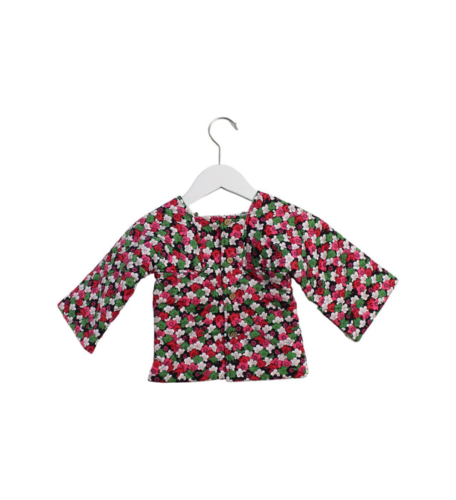 A Multicolour Long Sleeve Tops from Tang'Roulou in size 6-12M for girl. (Back View)