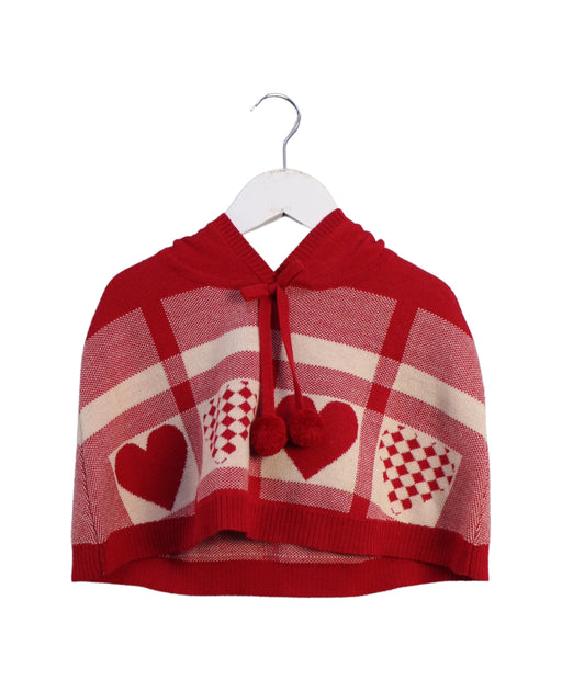 A Red Capes & Ponchos from Nicholas & Bears in size 4T for girl. (Front View)