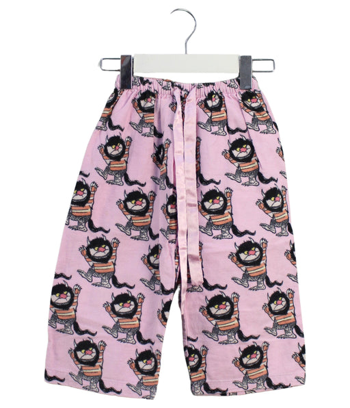 A Pink Casual Pants from Peter Alexander in size 2T for girl. (Front View)
