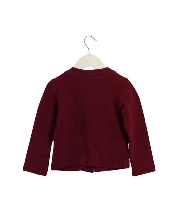 A Red Lightweight Jackets from Mayoral in size 3T for girl. (Back View)
