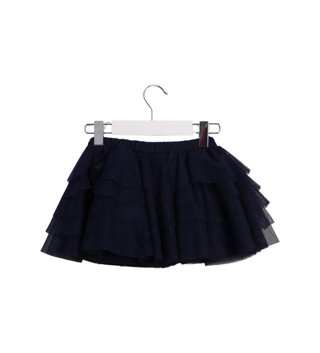 A Navy Tulle Skirts from Mayoral in size 2T for girl. (Back View)