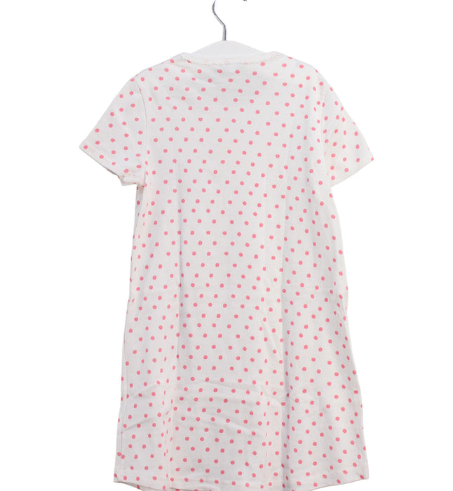 A Pink Short Sleeve Dresses from Petit Bateau in size 6T for girl. (Back View)