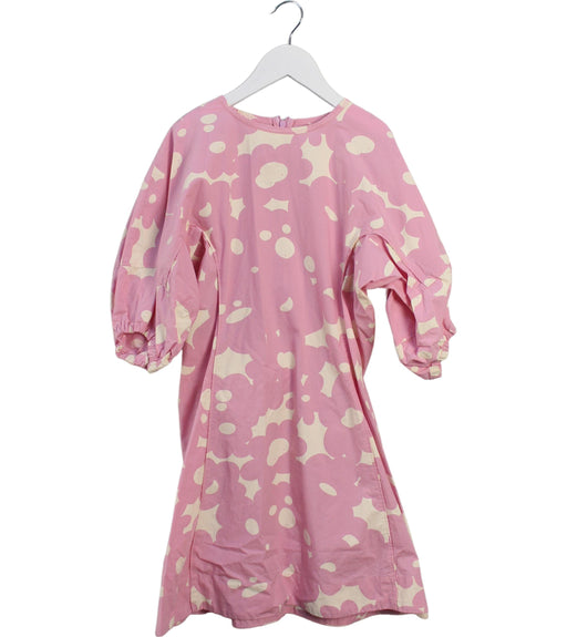A Pink Long Sleeve Dresses from Marni in size 10Y for girl. (Front View)