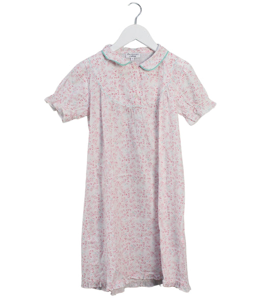 A Pink Short Sleeve Dresses from Bleu Comme Gris in size 8Y for girl. (Front View)