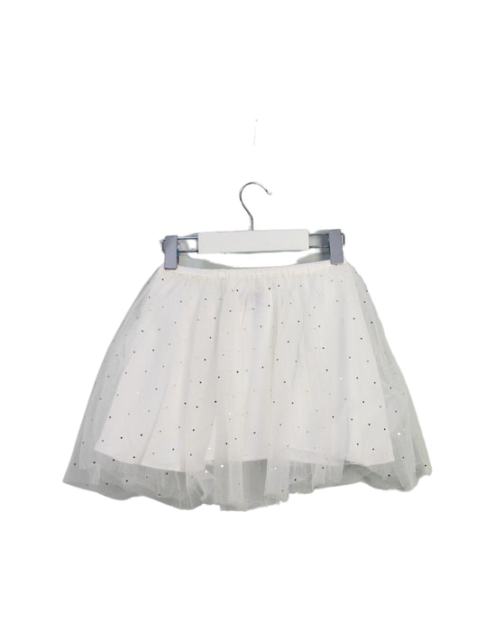 A White Tulle Skirts from Wild & Gorgeous in size 6T for girl. (Back View)