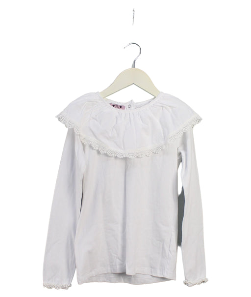 A White Long Sleeve Tops from Phi Clothing in size 10Y for girl. (Front View)