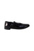 A Black Flats from Clarks in size 7Y for girl. (Back View)