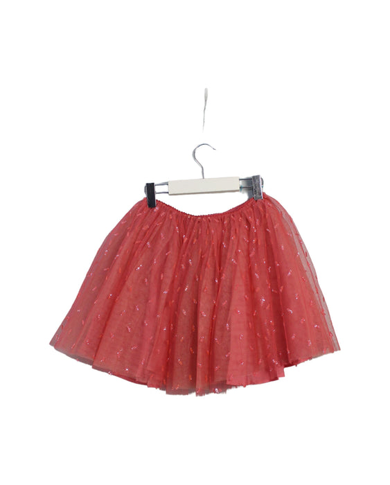 A Red Tulle Skirts from Bonpoint in size 10Y for girl. (Back View)