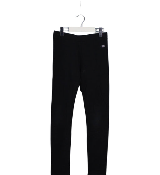 A Black Leggings from Sonia Rykiel in size 10Y for girl. (Front View)