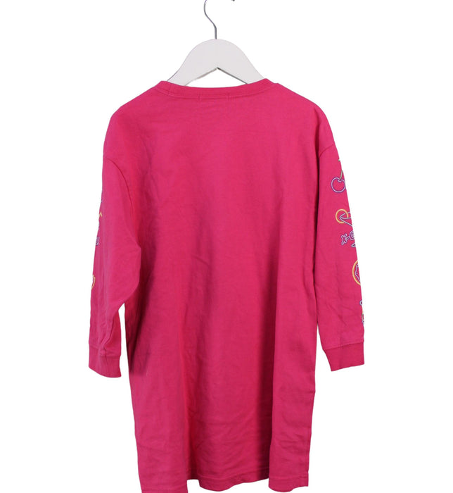 A Pink Sweater Dresses from X-Girl Stages in size 4T for girl. (Back View)