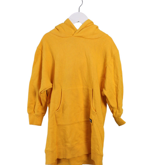 A Yellow Sweater Dresses from X-Girl Stages in size 4T for girl. (Front View)