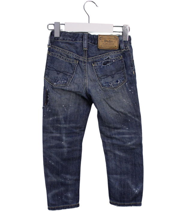 A Blue Jeans from Polo Ralph Lauren in size 3T for girl. (Back View)