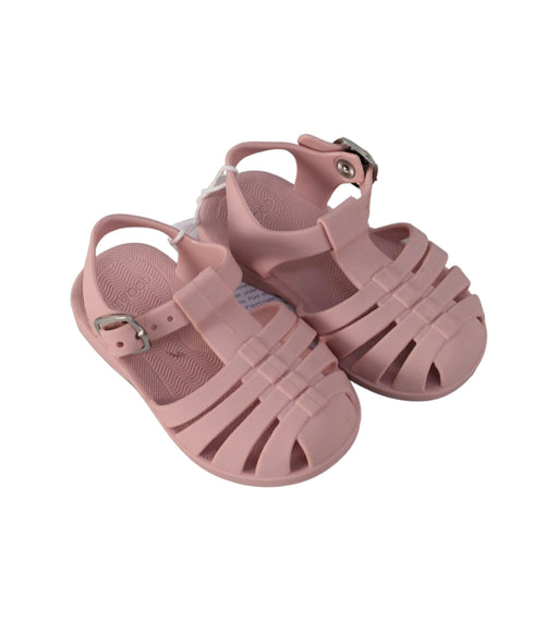 A Pink Sandals from Liewood in size 12-18M for girl. (Front View)