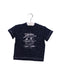 A Navy Short Sleeve T Shirts from Velveteen in size 12-18M for boy. (Front View)