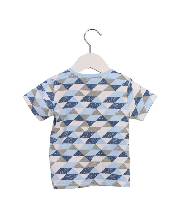 A Blue Short Sleeve T Shirts from and the little dog laughed in size 2T for boy. (Back View)