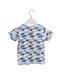 A Blue Short Sleeve T Shirts from and the little dog laughed in size 2T for boy. (Back View)