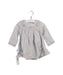 A Grey Long Sleeve Dresses from Petit Bateau in size 6-12M for girl. (Front View)