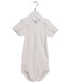 A Ivory Short Sleeve Bodysuits from Petit Bateau in size 3T for girl. (Front View)