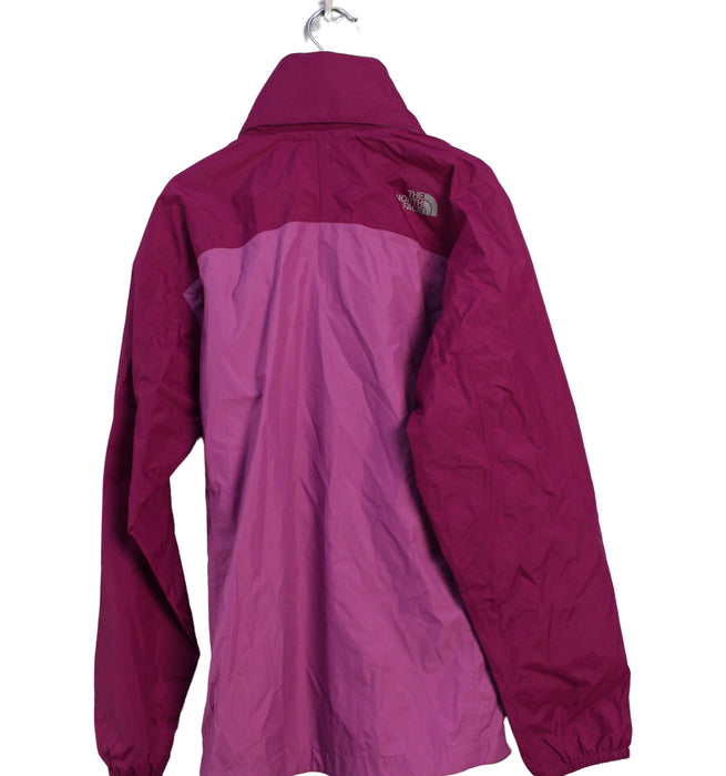 A Pink Lightweight Jackets from The North Face in size 10Y for girl. (Back View)