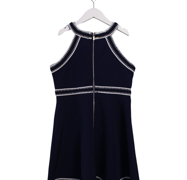 A Navy Sleeveless Dresses from Bardot Junior in size 12Y for girl. (Back View)