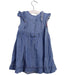 A Blue Sleeveless Dresses from Why and 1/2 in size 2T for girl. (Back View)