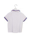 A White Short Sleeve Polos from Jacadi in size 4T for boy. (Back View)