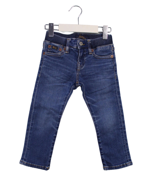 A Blue Jeans from Polo Ralph Lauren in size 2T for boy. (Front View)