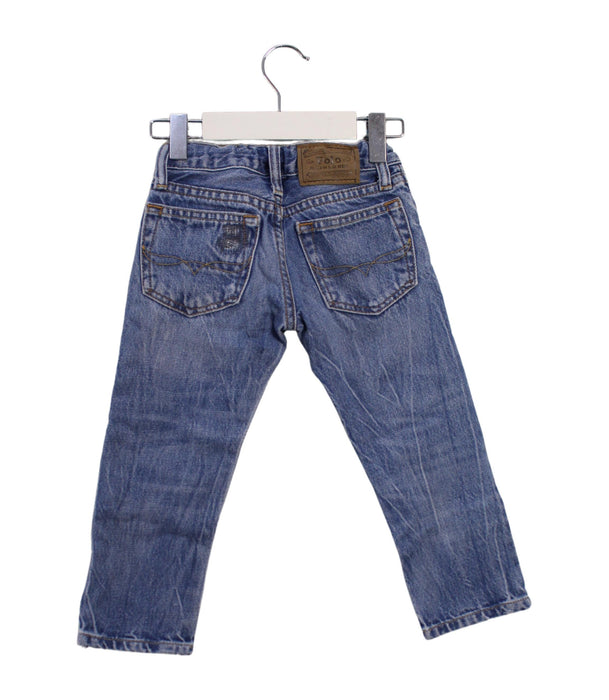 A Blue Jeans from Polo Ralph Lauren in size 2T for boy. (Back View)