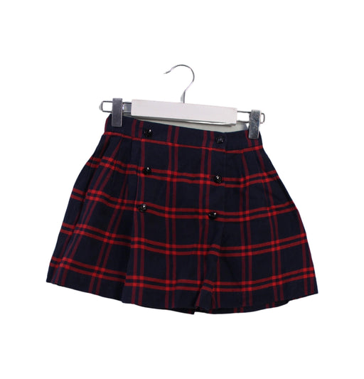 A Navy Short Skirts from Jacadi in size 6T for girl. (Front View)