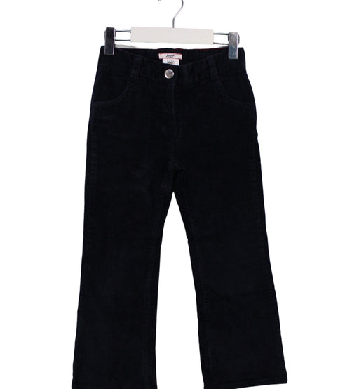 A Navy Casual Pants from Jacadi in size 6T for girl. (Front View)