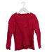 A Pink Knit Sweaters from Jacadi in size 6T for girl. (Front View)