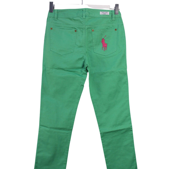 A Green Casual Pants from Polo Ralph Lauren in size 12Y for girl. (Back View)