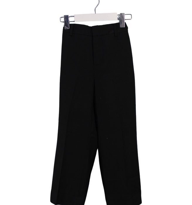 A Black Casual Pants from Kingkow in size 8Y for boy. (Front View)