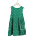 A Green Sleeveless Dresses from Boden in size 6T for girl. (Front View)