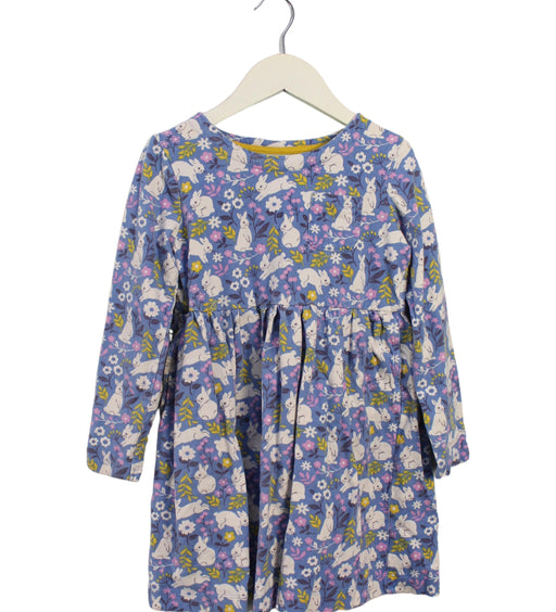 A Blue Long Sleeve Dresses from Boden in size 7Y for girl. (Front View)