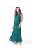 A Green Nursing Dresses from Mothers en Vogue in size M for maternity. (Front View)