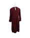 A Red Long Sleeve Dresses from Seraphine in size S for maternity. (Back View)