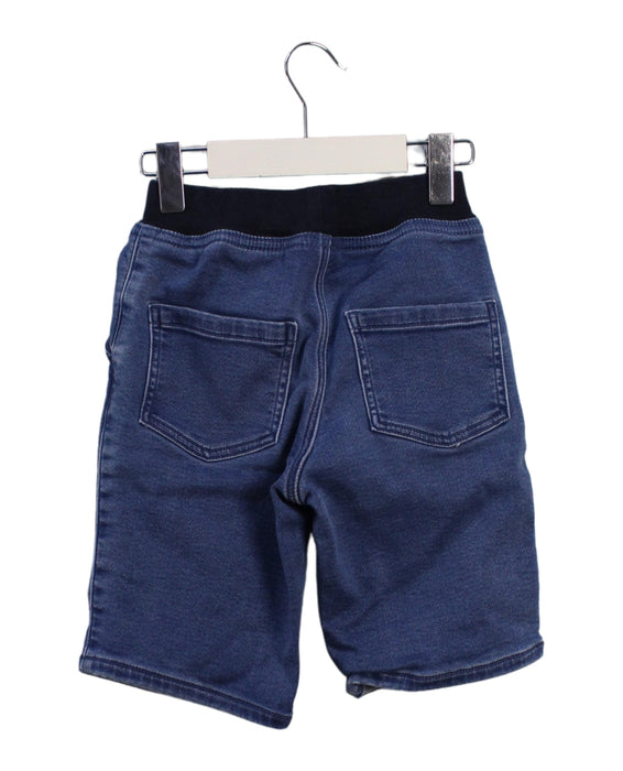 A Blue Shorts from Petit Bateau in size 5T for boy. (Back View)