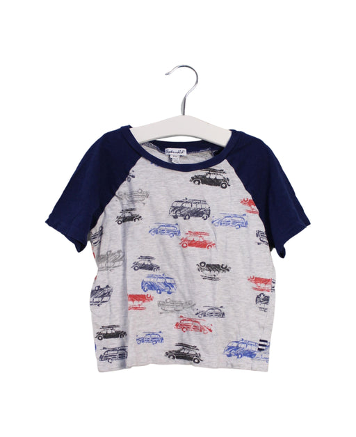 A Grey Short Sleeve T Shirts from Splendid in size 5T for boy. (Front View)
