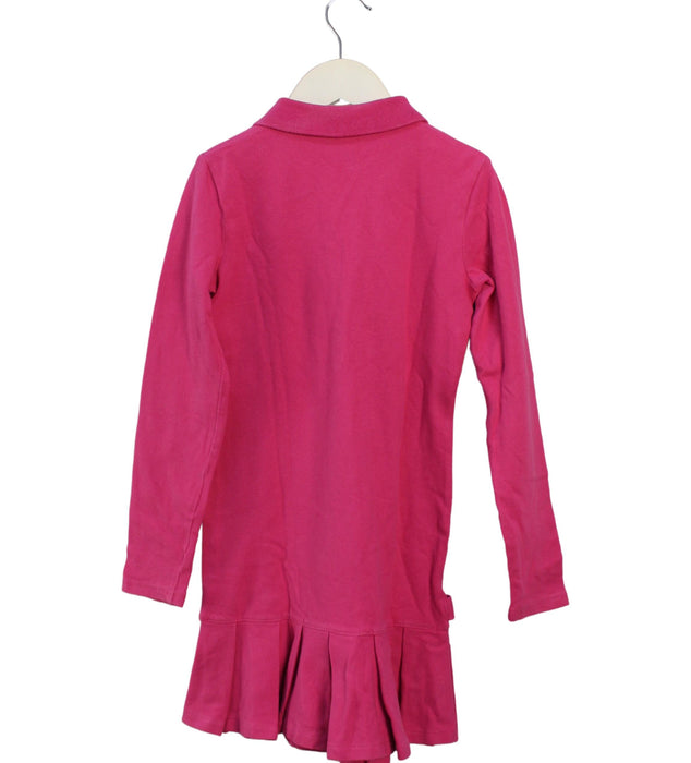 A Pink Long Sleeve Dresses from Ralph Lauren in size 8Y for girl. (Back View)
