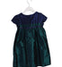 A Navy Short Sleeve Dresses from Jacadi in size 8Y for girl. (Back View)