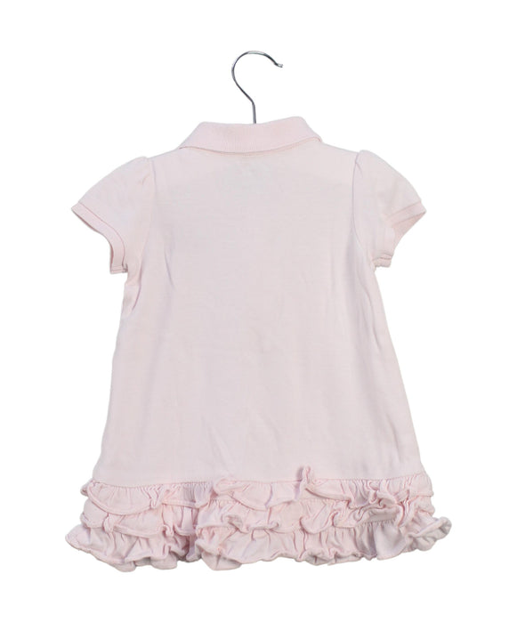 A Pink Short Sleeve Dresses from Ralph Lauren in size 6-12M for girl. (Back View)