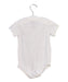 A White Short Sleeve Bodysuits from TinyBitz in size 6-12M for girl. (Back View)